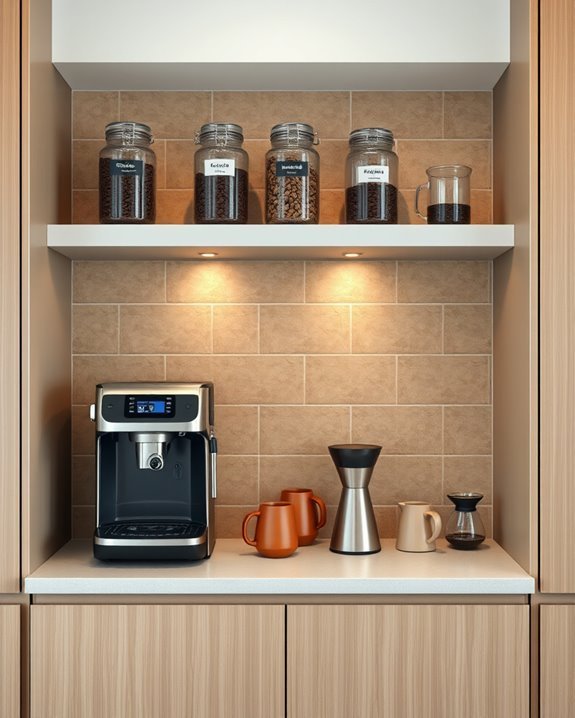 space efficient coffee storage solutions