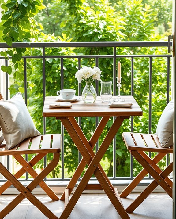 space saving balcony dining solutions