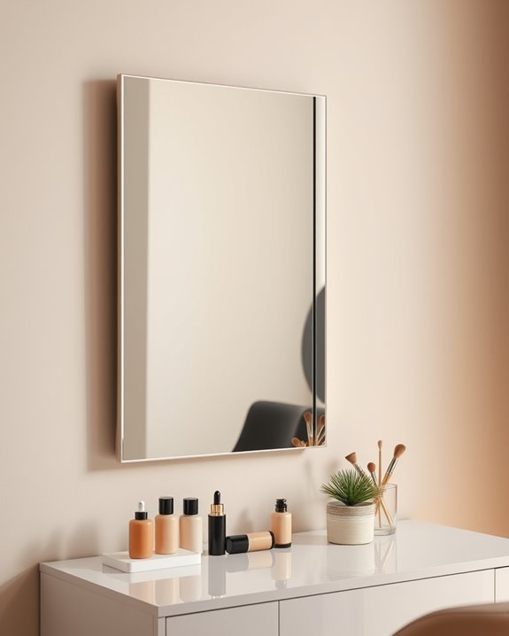space saving beauty mirrors