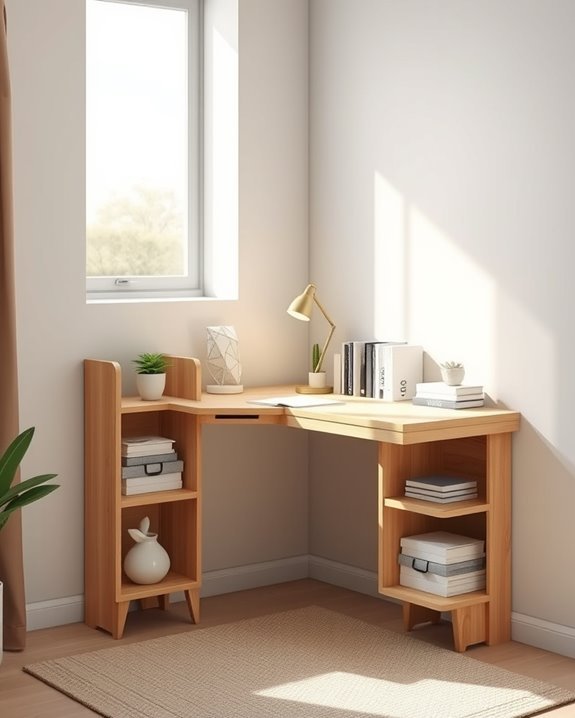 space saving corner desk solution