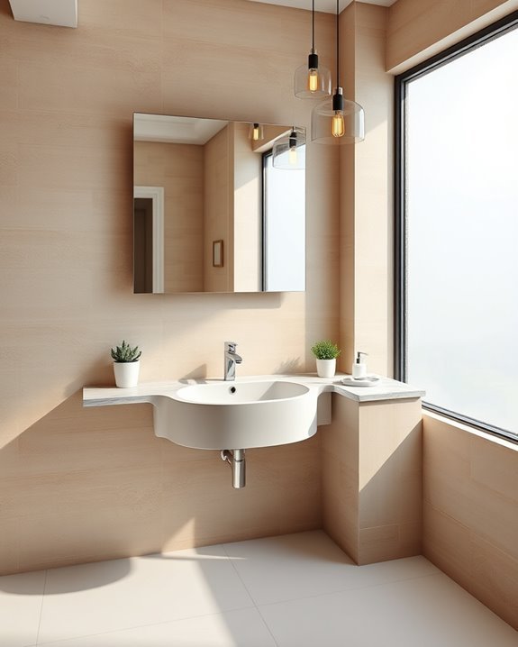 space saving corner sinks