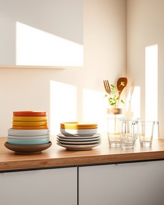space saving kitchenware selection