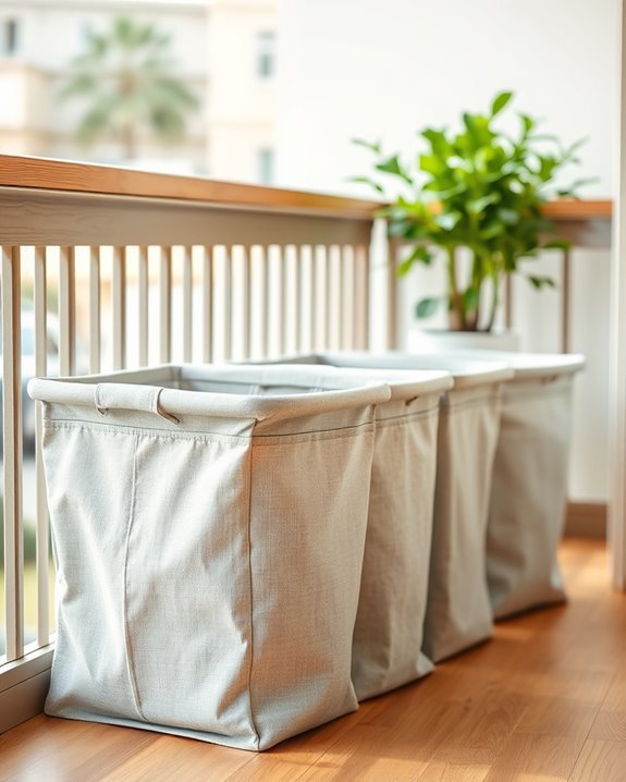 space saving laundry organization solution