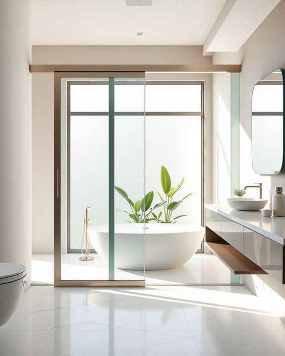 space saving sliding doors