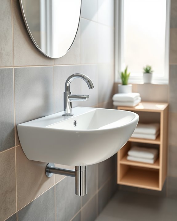 space saving stylish bathroom sinks