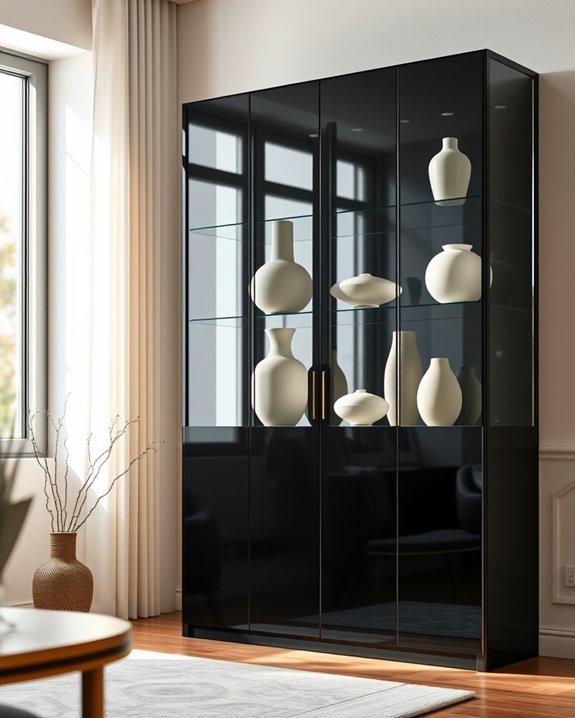 space saving stylish display cabinets