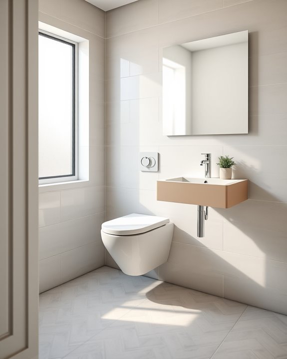 space saving toilet options