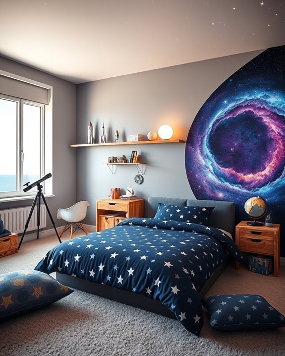 space themed room decor