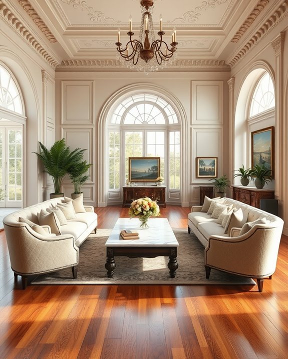 spacious living room design