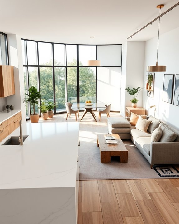 spacious seamless living design