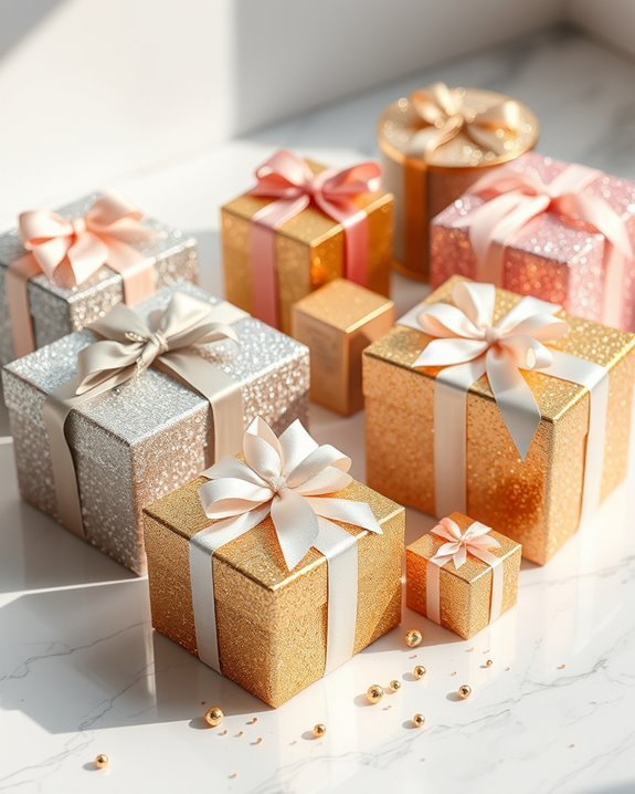 sparkle and glam presentation