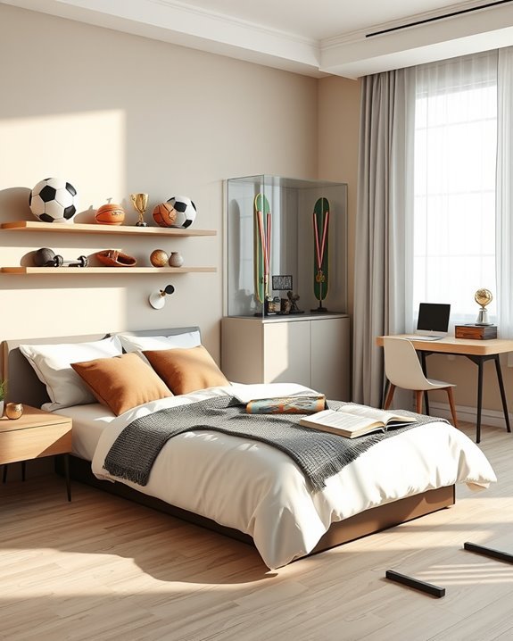 sporty decor with function