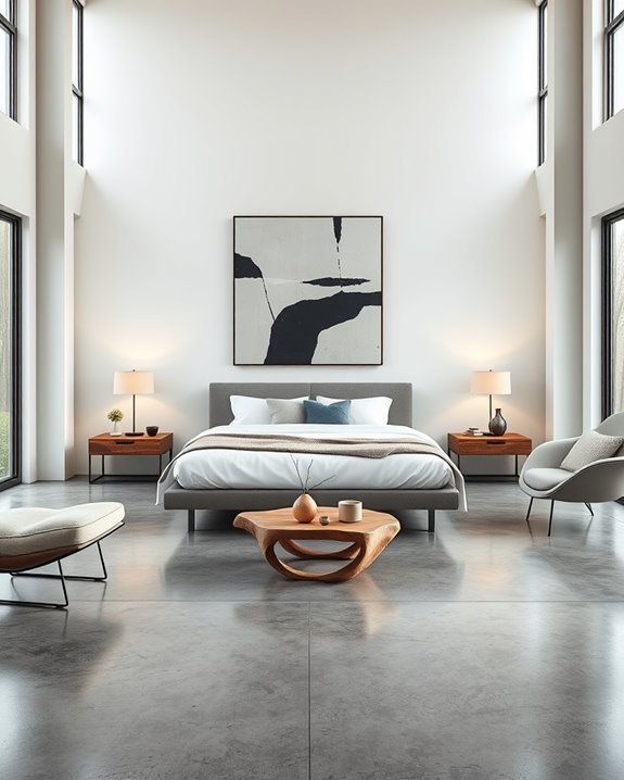 statement art enhances bedrooms