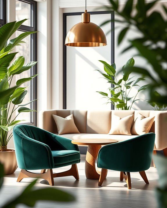 statement furniture transforms cafes