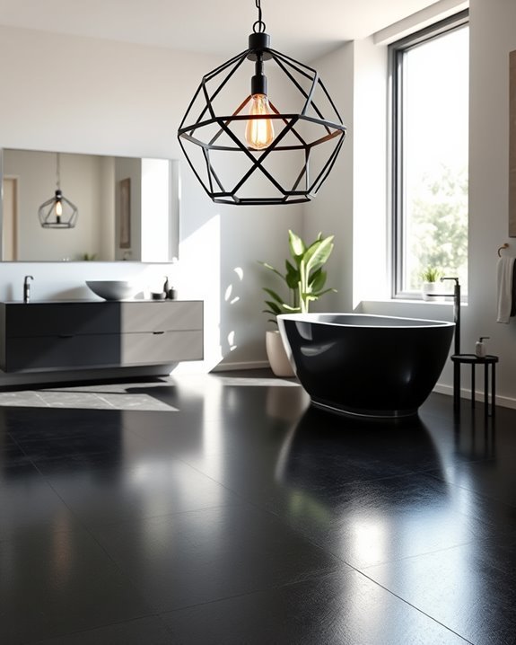 statement lighting enhances ambiance