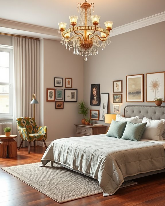 statement lighting enhances ambiance