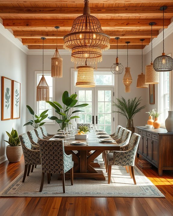 statement lighting for ambiance