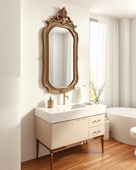 statement mirrors enhance aesthetics