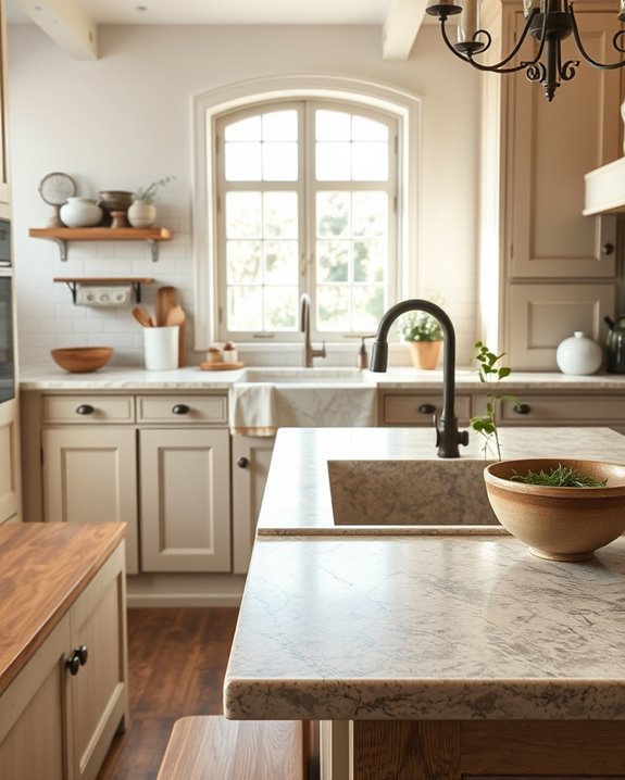 stone countertops enhance kitchens