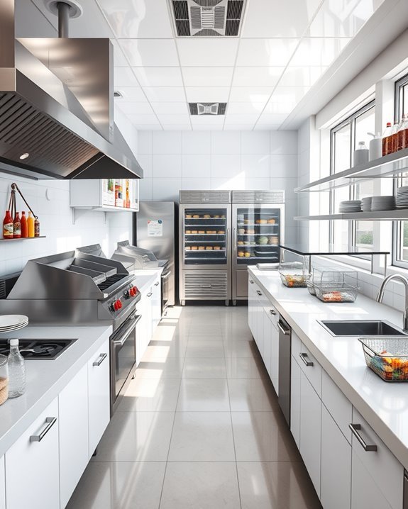 streamlined kitchen workflow design