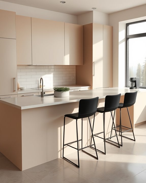 streamlined modern kitchen design