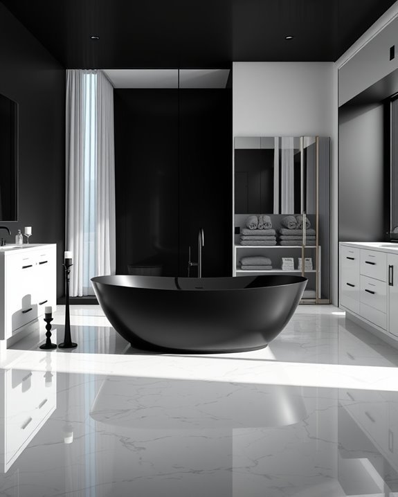 striking black and white elegance