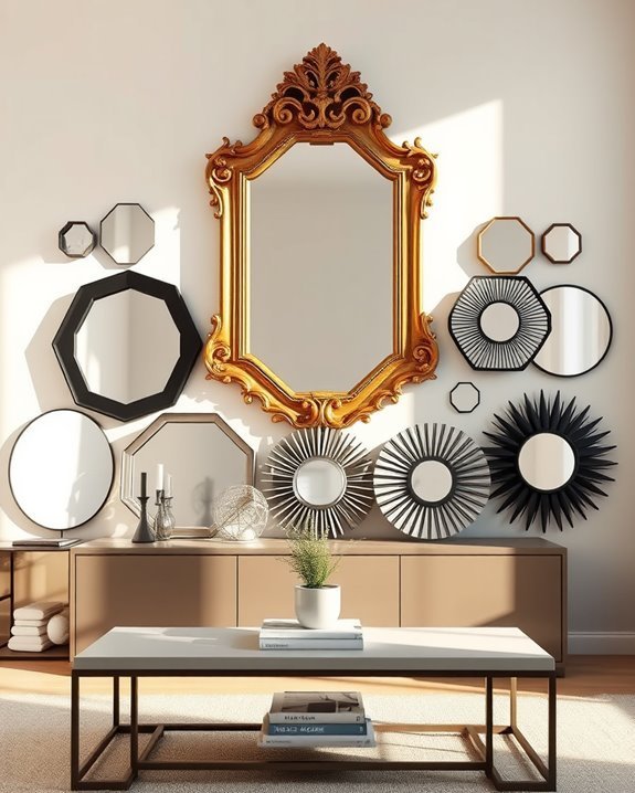 striking decorative statement mirrors