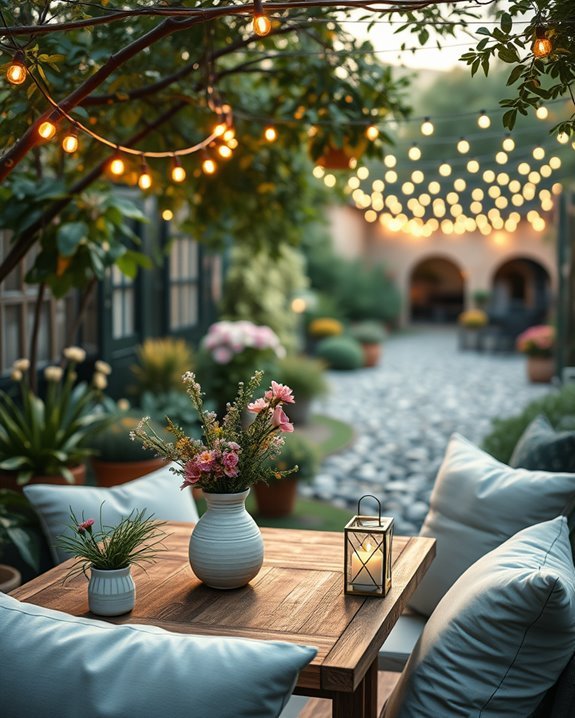 string lights create ambiance