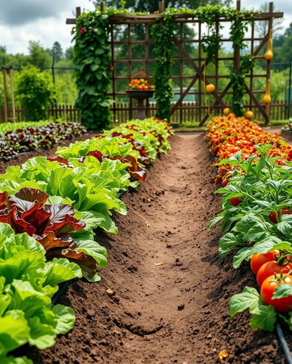 structured vegetable gardening method