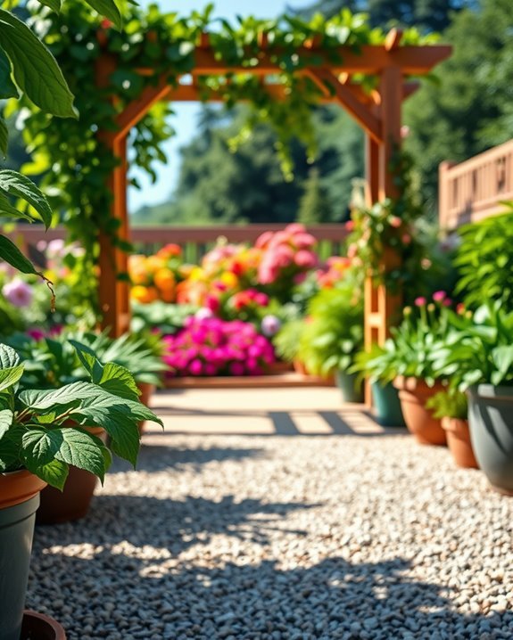 stunning focal point trellis