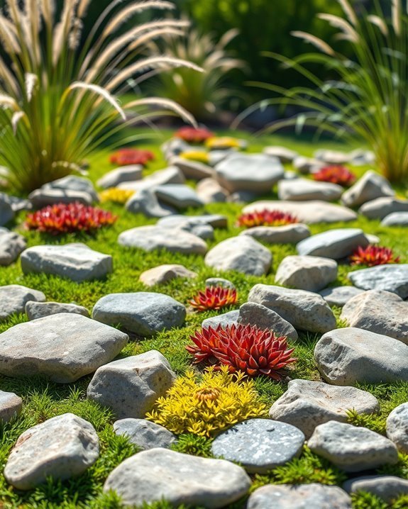 stunning rock garden design