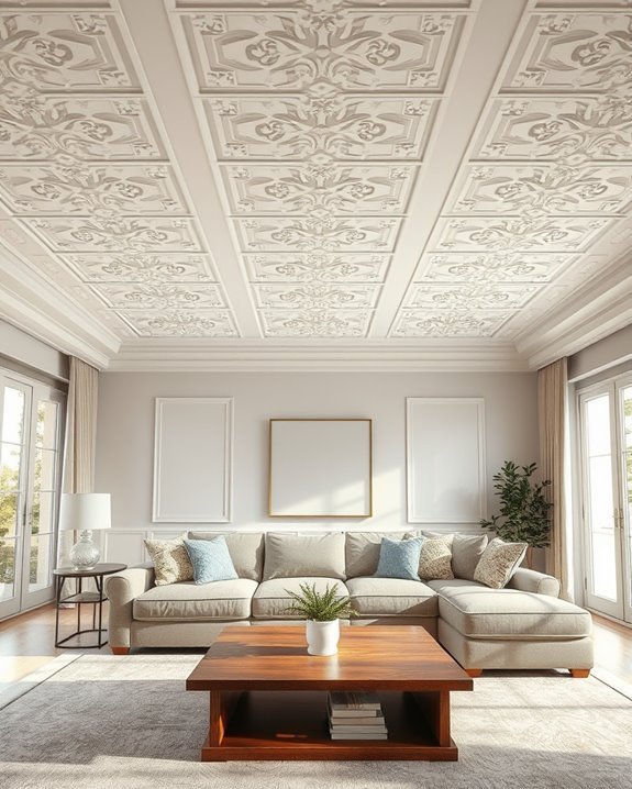 stunning stenciled ceiling designs