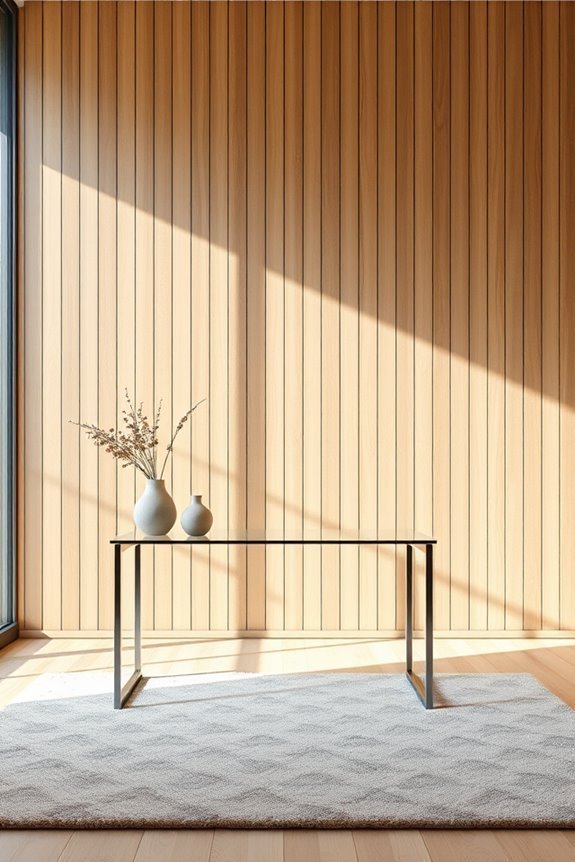 stylish acoustic timber walls