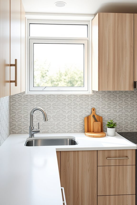 stylish affordable laminate backsplash