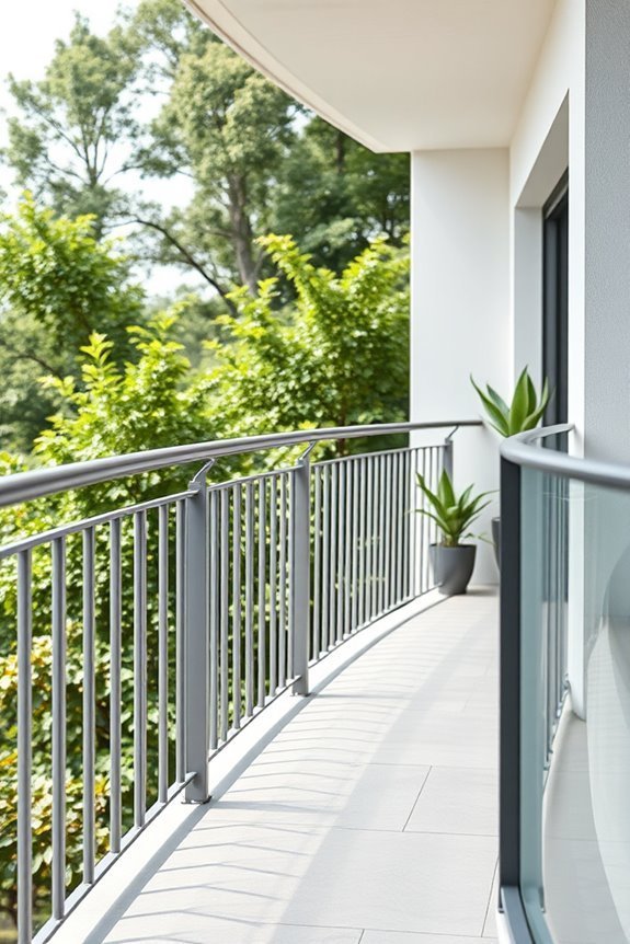 stylish and durable railings