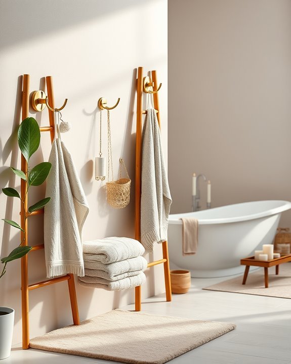 stylish and functional bathroom hooks