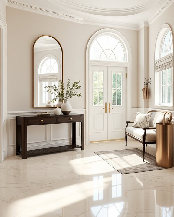 stylish and functional entryway