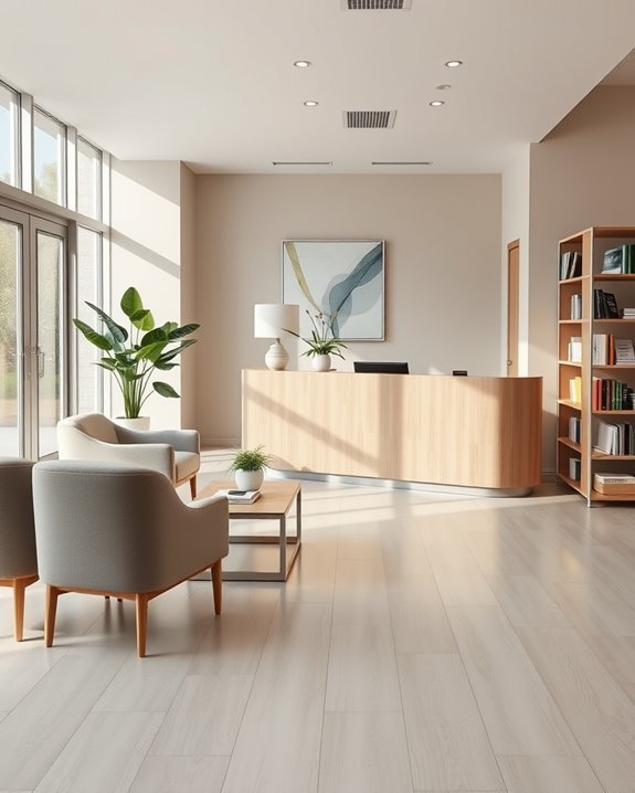 stylish and functional reception