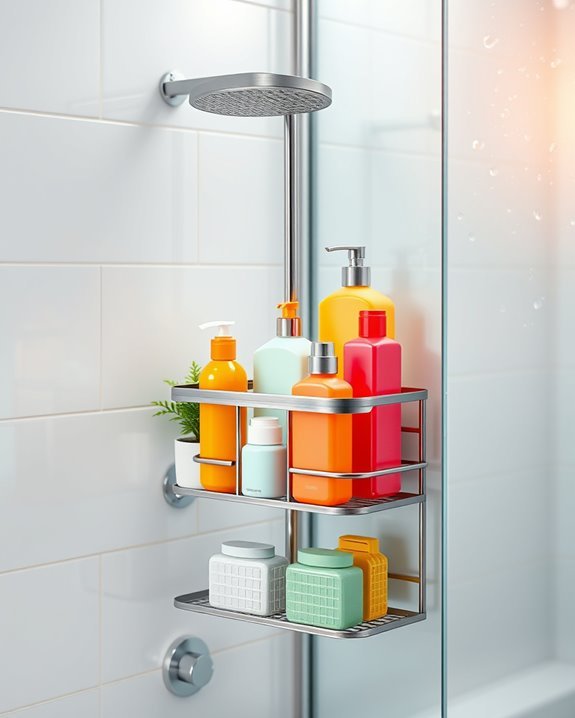 stylish and functional shower caddies