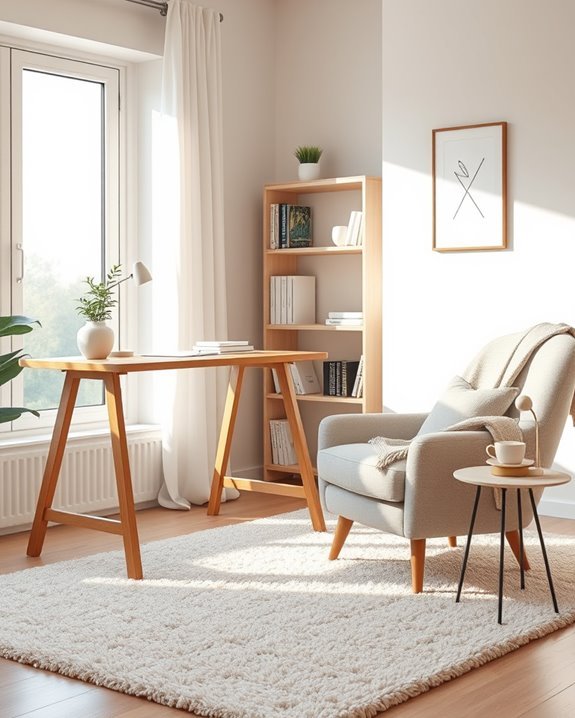 stylish and organized workspace