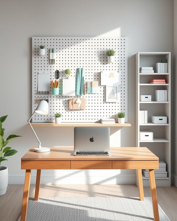 stylish and organized workspace