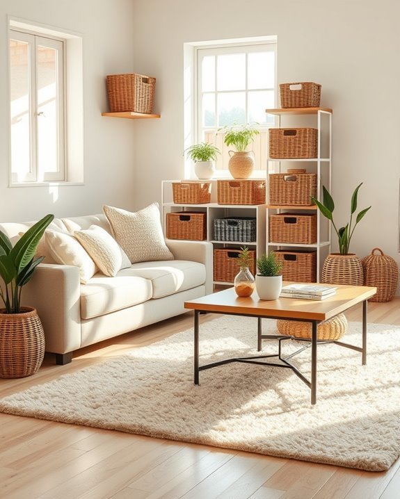 stylish and practical storage