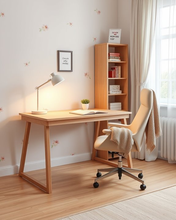 stylish and productive study space