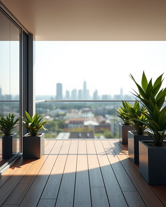 stylish and safe balconies