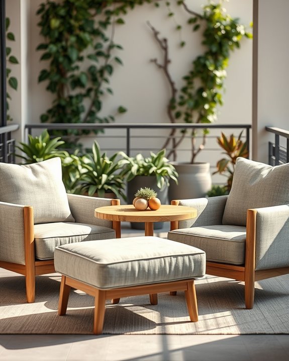 stylish balcony comfort combo