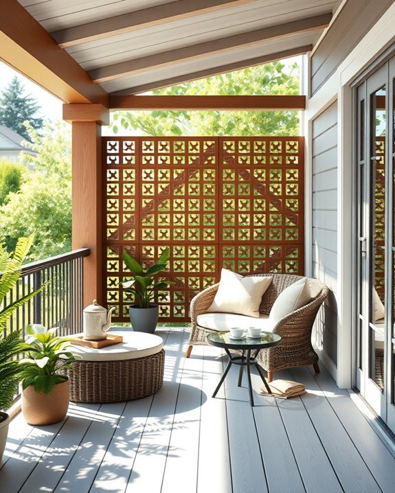 stylish balcony privacy screens