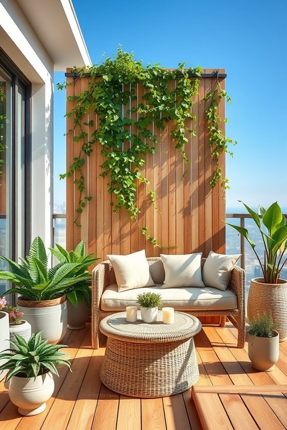 stylish balcony privacy solutions