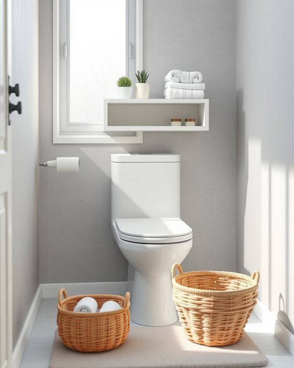 stylish bathroom storage solutions