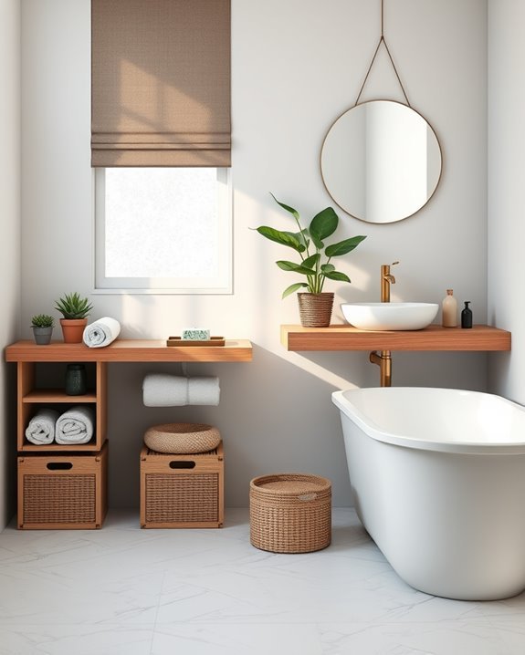 stylish bathroom storage solutions