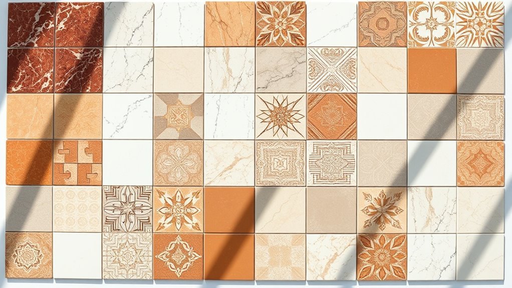 stylish bedroom tile designs